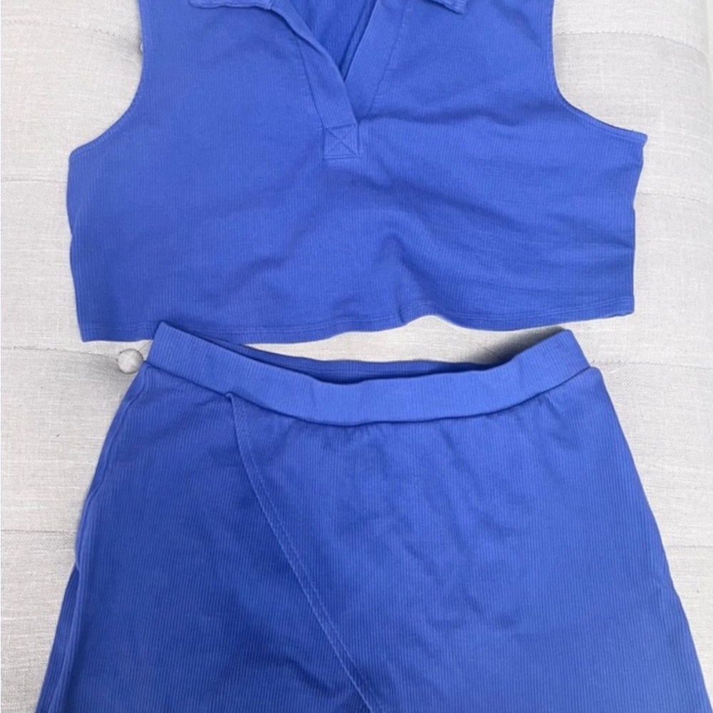 Free People Movement Cropped Top and Skirt Set